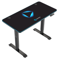 ONEX GDE1200SH Electric Height Adjustable Gaming Office Desk with full coverage mousepad