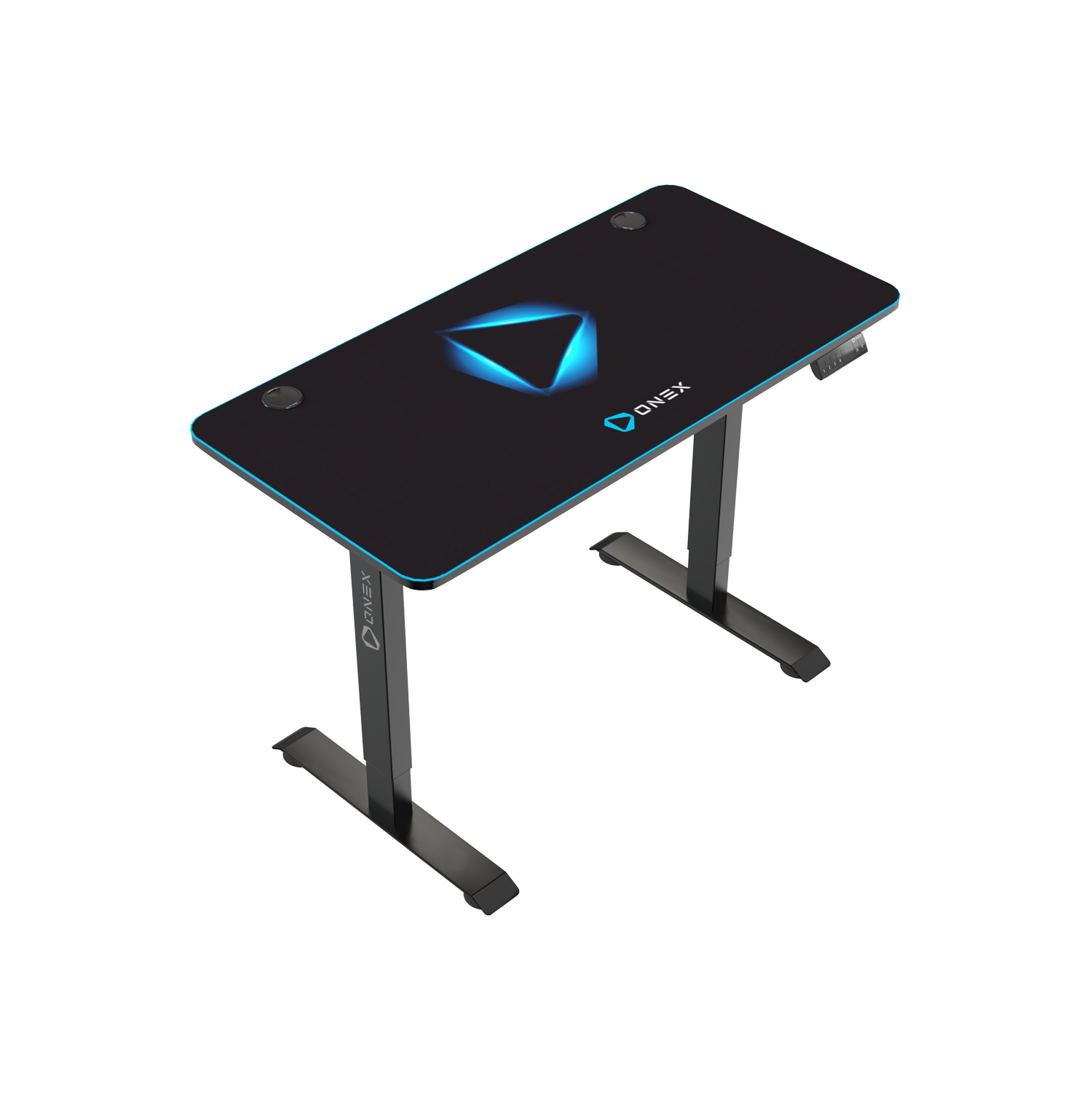 ONEX GDE1200SH Electric Height Adjustable Gaming Office Desk with full coverage mousepad