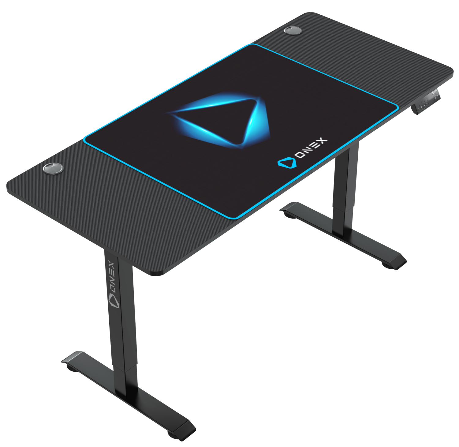 ONEX GDE1600DH Electric Height Adjustable Gaming Office Desk with Dual Motor